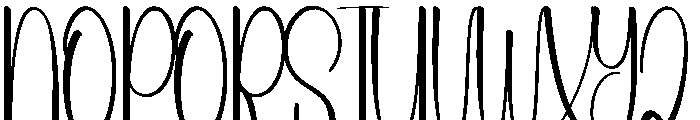 Big Candy Font UPPERCASE
