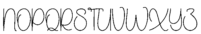 Big Heart Font UPPERCASE