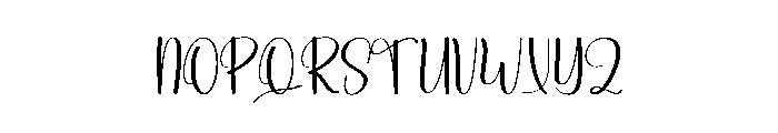 Big Lovey Font UPPERCASE