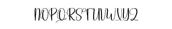 Big Lovey Font LOWERCASE