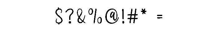 Big Problem Font OTHER CHARS