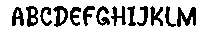 Big September Font UPPERCASE