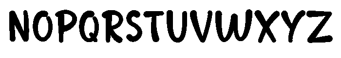 Big September Font UPPERCASE