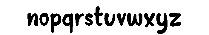 Big September Font LOWERCASE