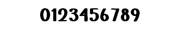 Big Slice Font OTHER CHARS