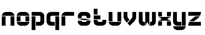 Big Space Bold Font LOWERCASE