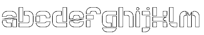 Big Space-Hollow FONT
