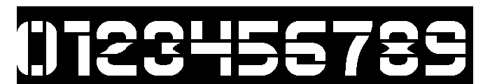 Big Space-Inverse Font OTHER CHARS