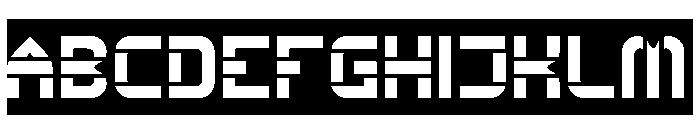 Big Space-Inverse Font UPPERCASE