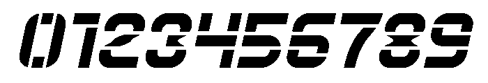 Big Space Italic Font OTHER CHARS