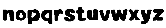 BigEarth Font LOWERCASE