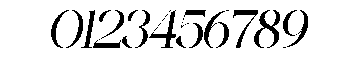 Bigalfia Italic Font OTHER CHARS