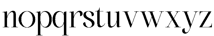 Bigalfia Regular Font LOWERCASE