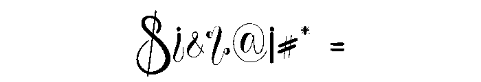 Bigbabby Font OTHER CHARS