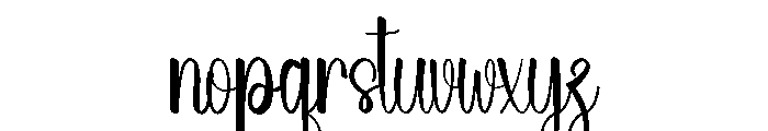 Bigbook Font LOWERCASE
