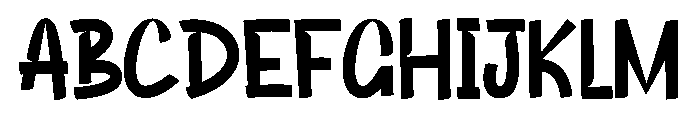 Bigbos Creator Font UPPERCASE