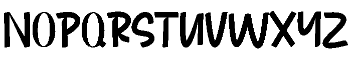 Bigbos Creator Font LOWERCASE