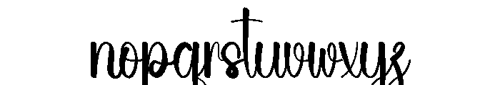 Bigboy Summer Font LOWERCASE