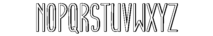 Bigday Moment Font UPPERCASE