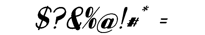 Bigdoc Font OTHER CHARS
