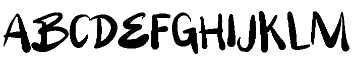 Biges Font UPPERCASE