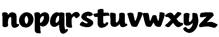 Bigfooz Regular Font LOWERCASE