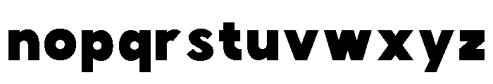 Bigframe Regular Font LOWERCASE