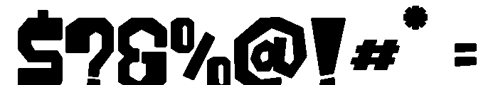Biggie Finish Font OTHER CHARS
