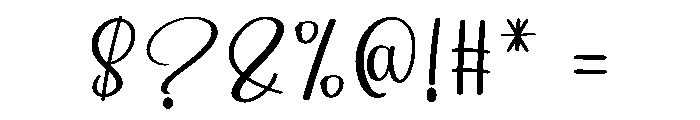 Bighome Beauty Font OTHER CHARS