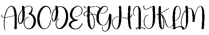 Bighome Beauty Font UPPERCASE