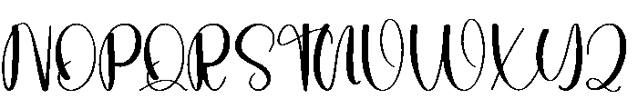 Bighome Beauty Font UPPERCASE