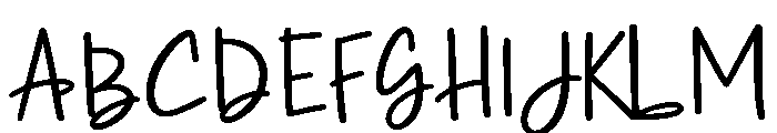 Biglove-Regular Font UPPERCASE
