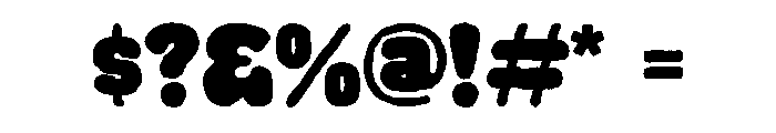 Bigman Smallman Regular Font OTHER CHARS
