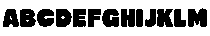 Bigman Smallman Regular Font UPPERCASE