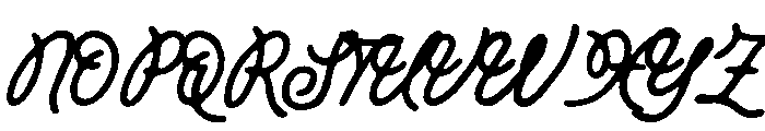 BigmanSmallmanScript-Regular Font UPPERCASE