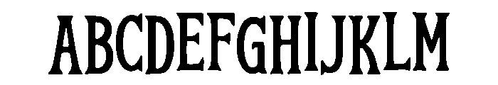 Bignay Font UPPERCASE