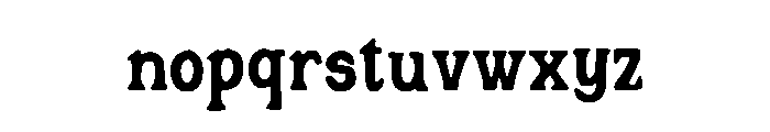 Bignay Font LOWERCASE