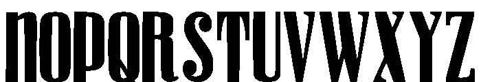 Bigtop Vintage Regular Font LOWERCASE