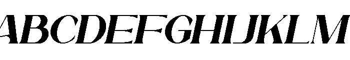Bigvalue Italic Font UPPERCASE