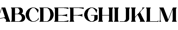 Bigvalue Font UPPERCASE