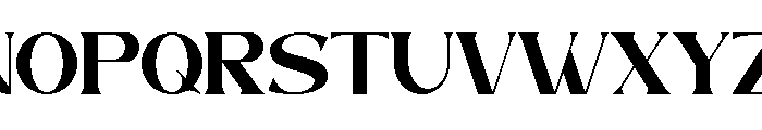 Bigvalue Font UPPERCASE