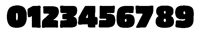 Bigvora Display Font OTHER CHARS