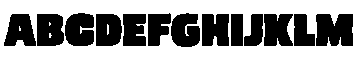 Bigvora Display Font UPPERCASE