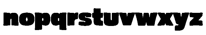 Bigvora Display Font LOWERCASE