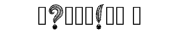 Bijou Regular Font OTHER CHARS