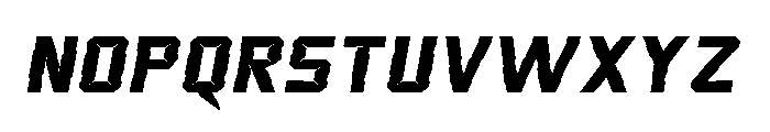 BikerCrisis Font UPPERCASE