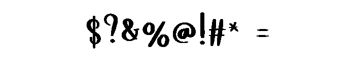 Biking Font OTHER CHARS