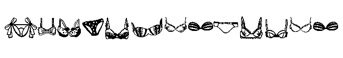 Bikini summer FONT