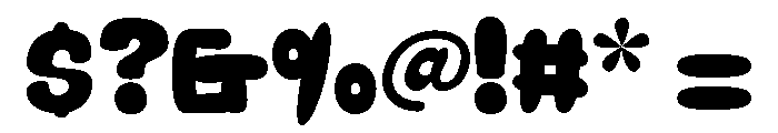 Bild Regular Font OTHER CHARS