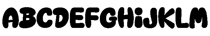 Bild Regular Font UPPERCASE